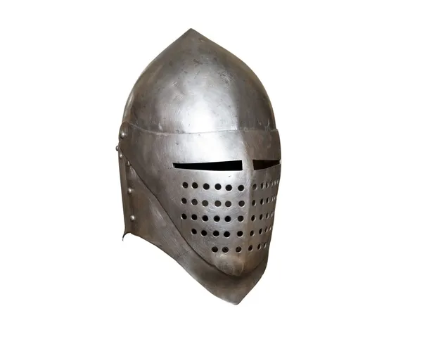 Knight helmet visor folding — Stock Photo, Image
