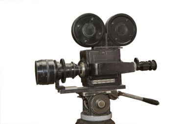 eski kamera bir tripod üzerinde kamera