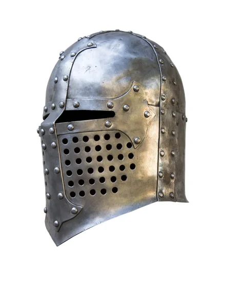 Knight's helmet.profile Stock Picture