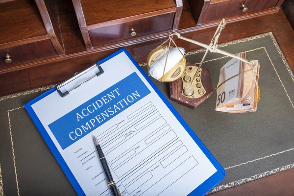 Avukatlar için yanlış tedavi talebi formu. Tazminatın hesabı.