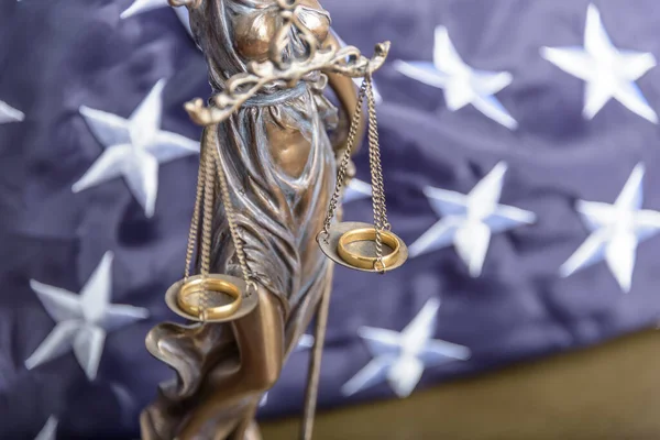 Bandera de Estados Unidos y concepto de Derecho de Familia. —  Fotos de Stock