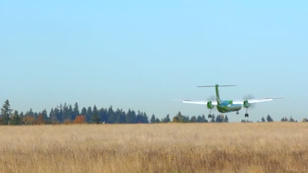 Airplane Landing — Stock Video