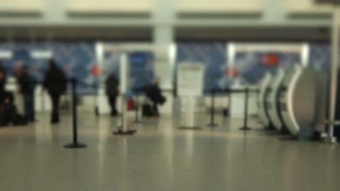 Havalimanı yolcuları alanı iade tilt shift
