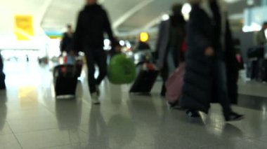 Havalimanı yolcuları alanı iade tilt shift