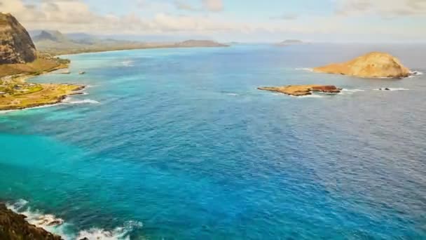 Defne zaman atlamalı Oahu — Stok video