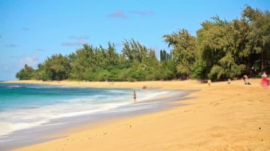 Güzel bir plaj zaman atlamalı klip