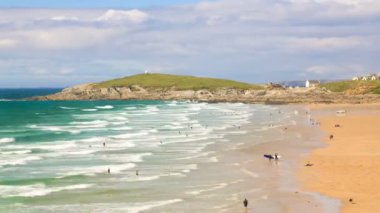 Plaj zaman atlamalı klip Cornwall