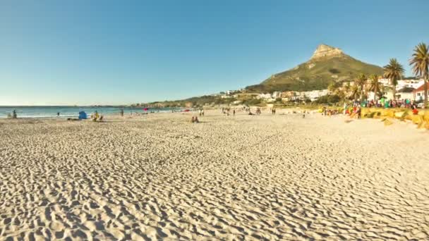 Obozach Beach w pobliżu Cape Town — Wideo stockowe