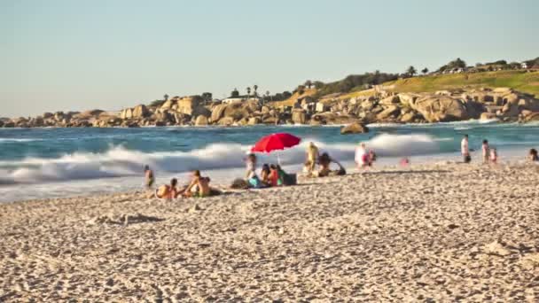 Camps Beach perto da Cidade do Cabo — Vídeo de Stock