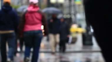 Şehir yaya trafiği