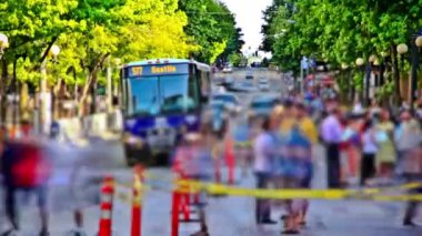 Şehir yaya trafiği