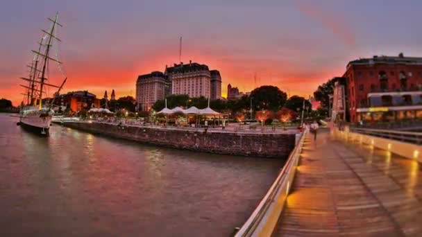 Ciudad tráfico peatonal lapso de tiempo — Vídeo de stock