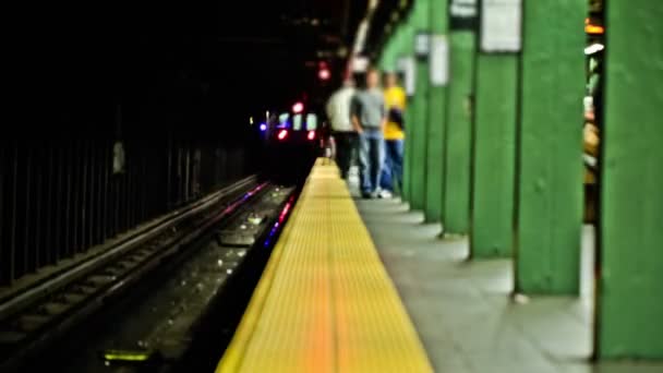 New York Metrosu — Stok video