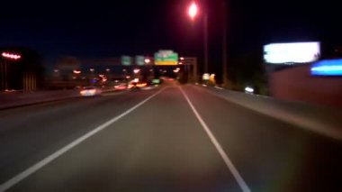 Gece sürüş Portland Otoban