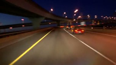 Gece sürüş Portland Otoban