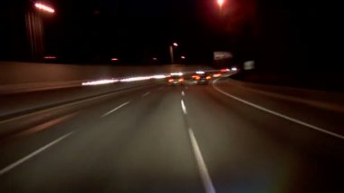 Gece sürüş Portland Otoban