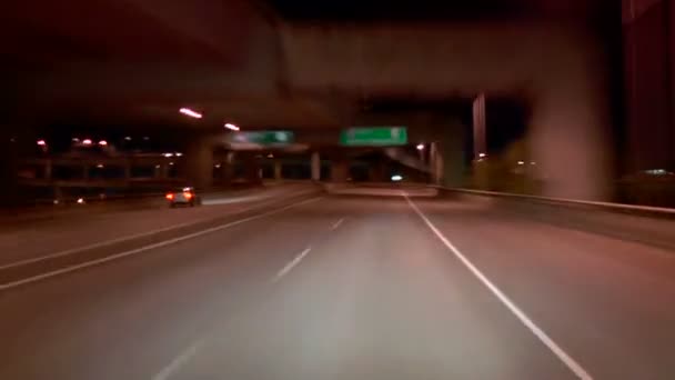 Portland centro città di notte — Video Stock