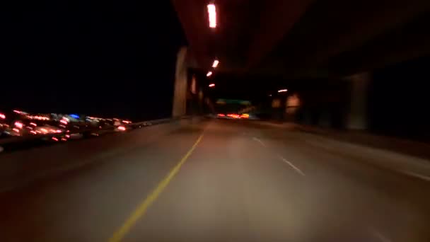 Fahrt auf der i-5 North nach i-405 South in Portland — Stockvideo