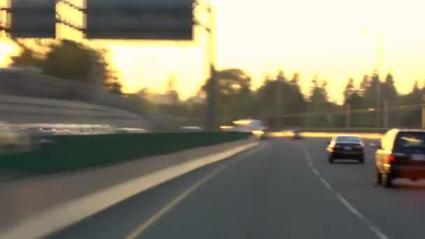 Autopista de Portland conduciendo — Vídeo de stock