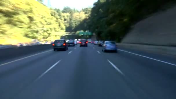 Portland freeway driving — Stock Footage Portland freeway driving Royalty Free Stock Video