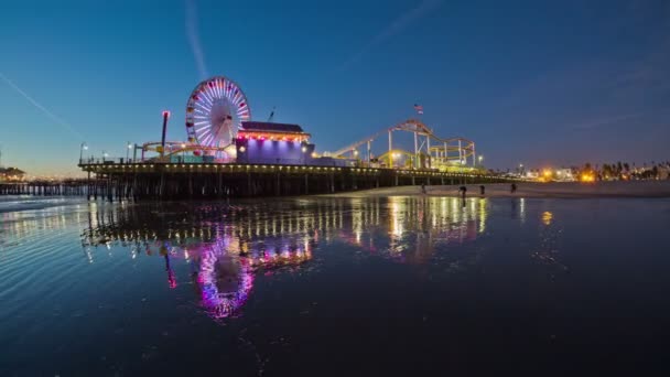 Seebrücke Santa Monica — Stockvideo