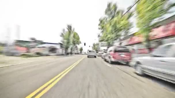 Сіетл місто водіння — стокове відео