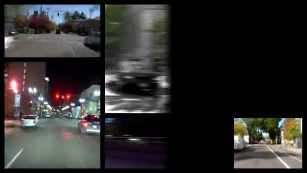 Conduite rapide de ville — Video