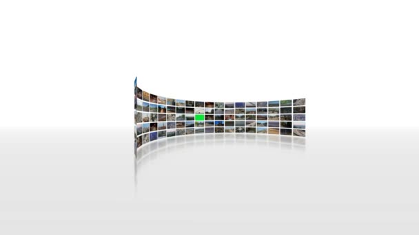 交通视频的视频墙 — 图库视频影像