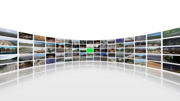 Ścianę wideo filmy transport — Wideo stockowe