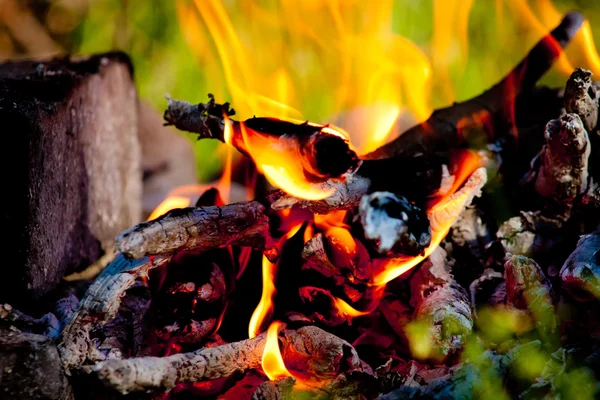 Warmte van het vuur — Stockfoto