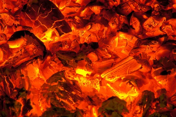 Live coals — Stock Photo, Image