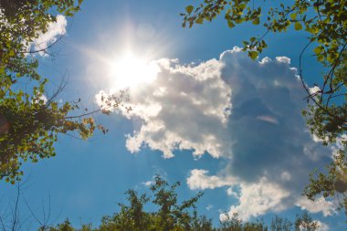Bulutlardaki güneş