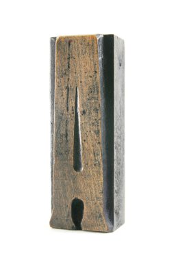 ahşap Alfabe harf bir