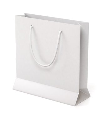 Beyaz alışveriş çantası