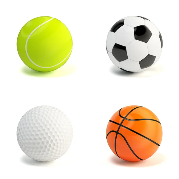 Sportowe piłki — Zdjęcie stockowe