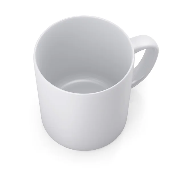 空白の白いカップ — ストック写真