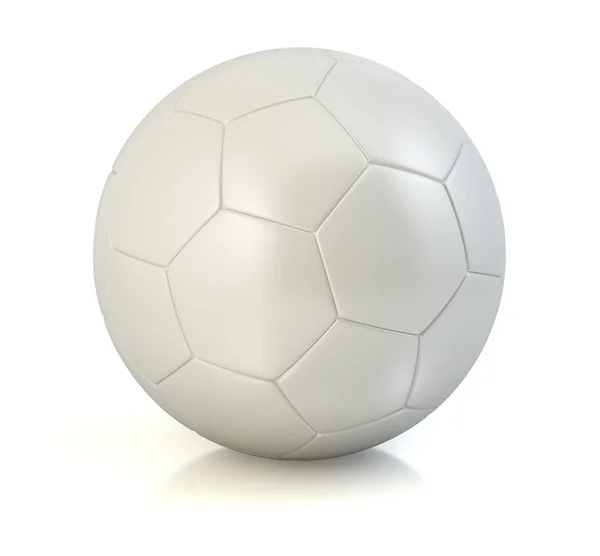 Bola de futebol branco — Fotografia de Stock