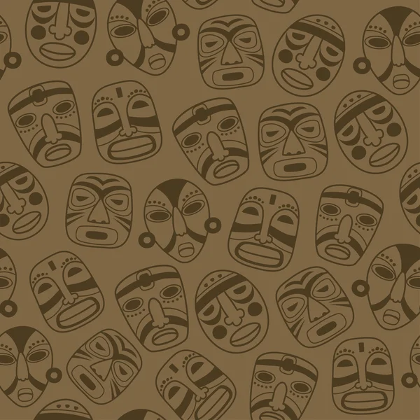 Afrika maskesi seamless modeli