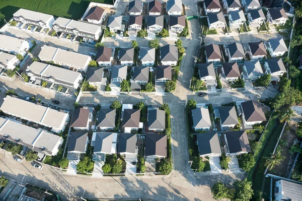 Housing Estate Aerial View Also Call Village Community Consist Residential — Stock Photo, Image