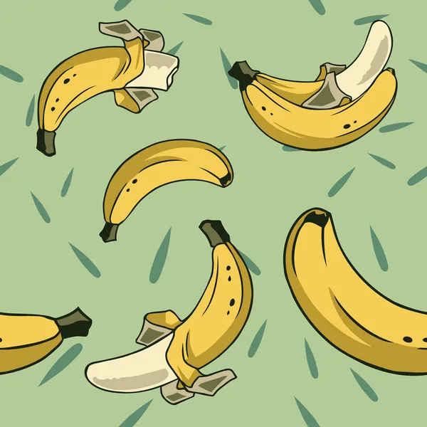 Banane nahtlos 2 — Stockvektor