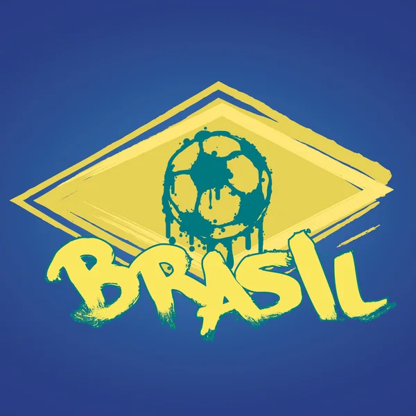 Segni e brasil logo — Wektor stockowy