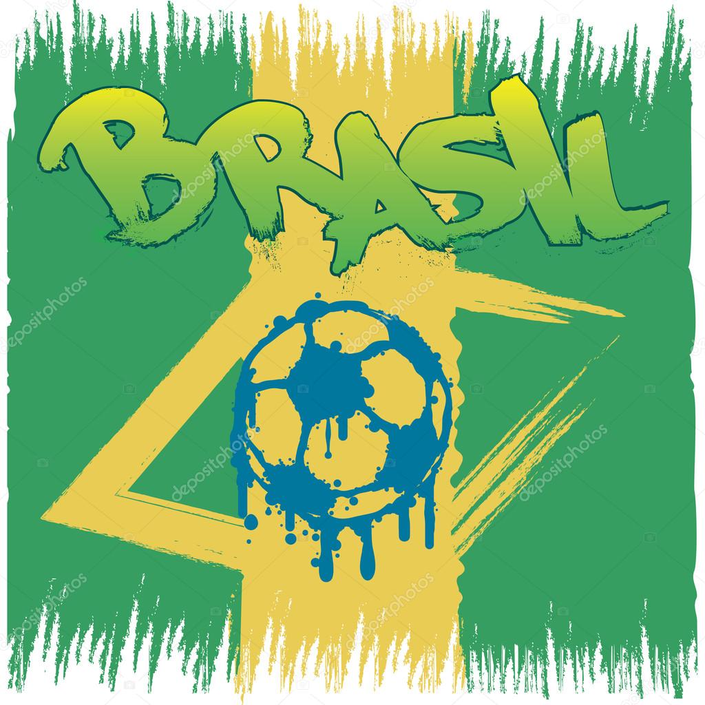 Brasil signs and logos for T-shirts or web sites
