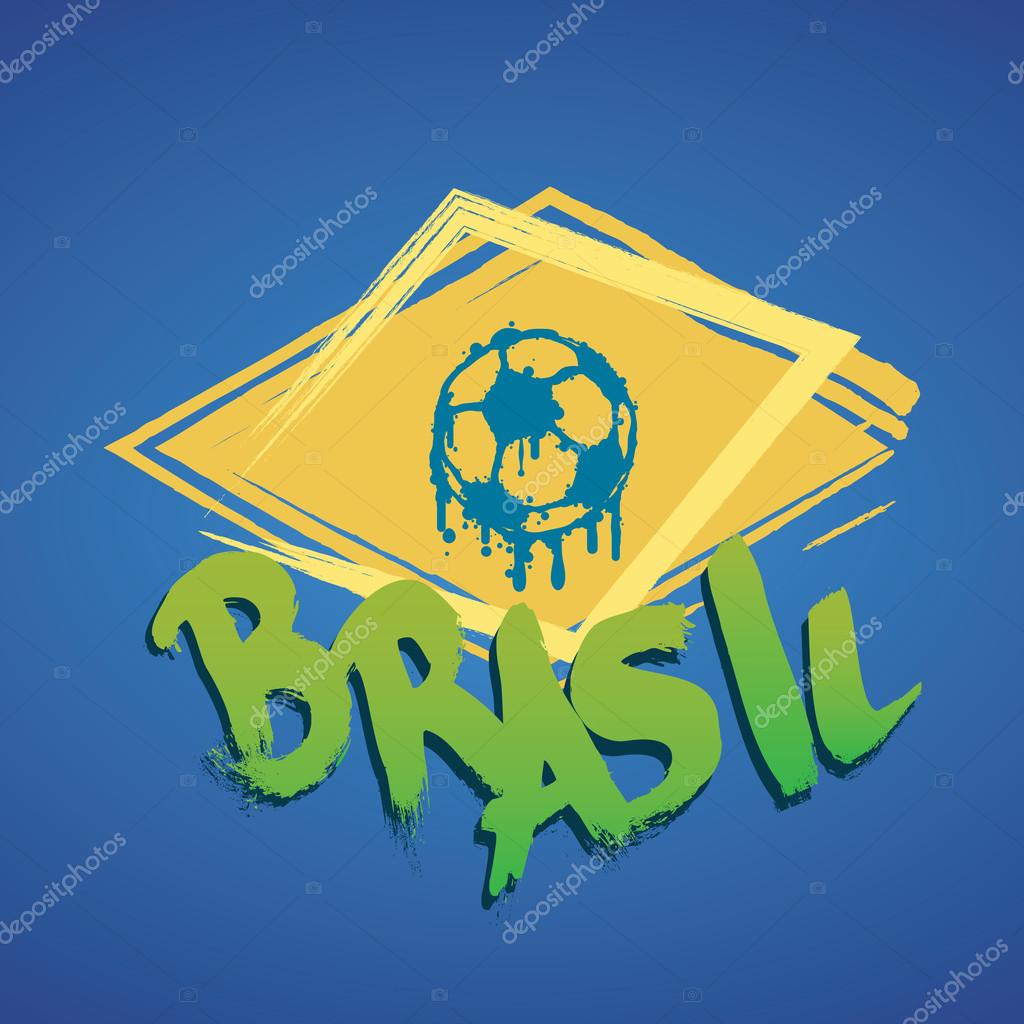 Brasil signs and logos for T-shirts or web sites