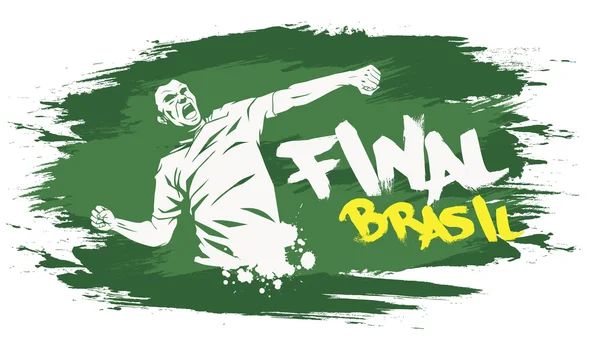 Final do Brasil — Vetor de Stock
