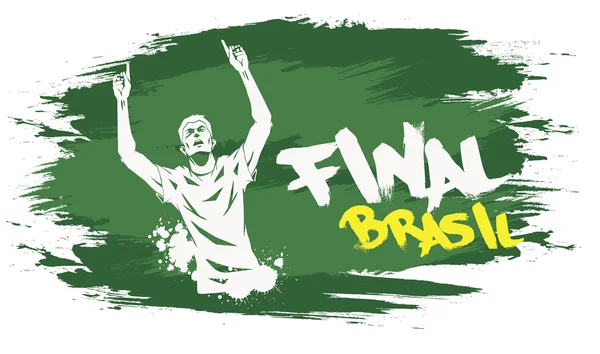 Final do Brasil — Vetor de Stock