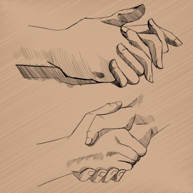 vektör çizimi eller