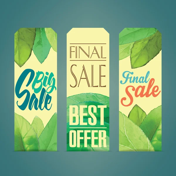 Sales labels — Stock Vector