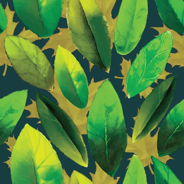 잎 패턴 — 스톡 벡터