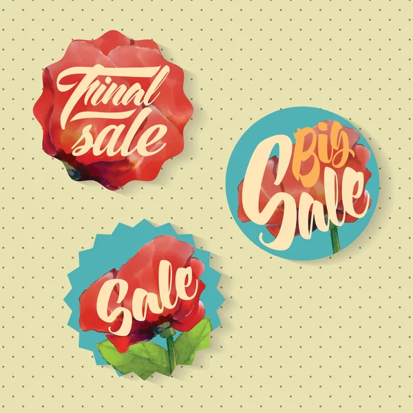 Sales labels — Stock Vector