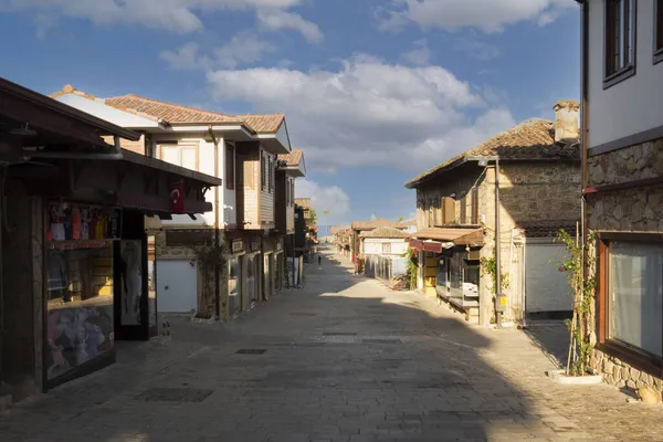 Las Calles Del Centro Ciudad Bazar Zona Portuaria Side Antalya —  Fotos de Stock